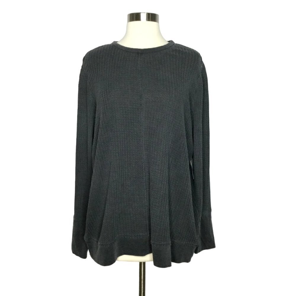 Time and‎ Tru Gray Sweater Long Sleeves Round Neck Size X-Large NWT